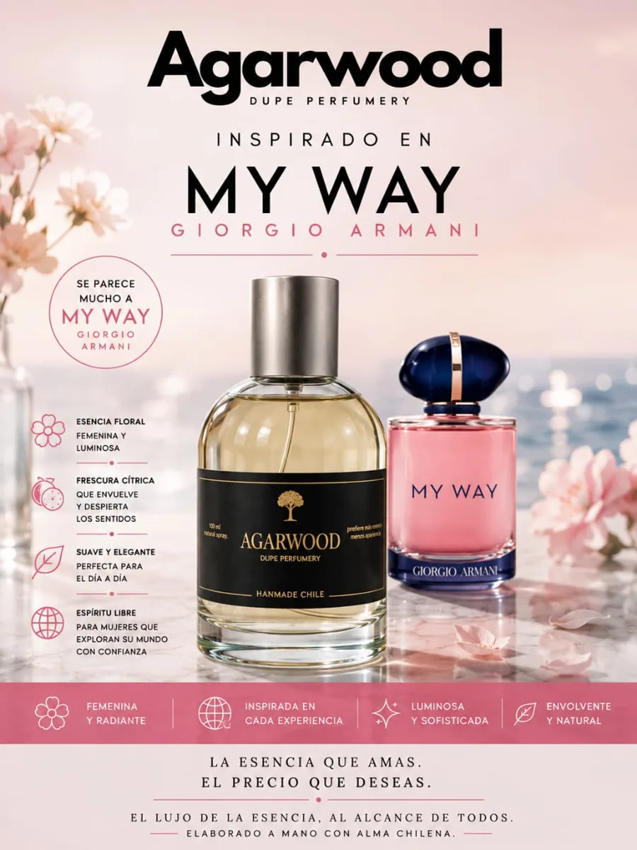 Agarwood inspirado en My Way de Giorgio Armani